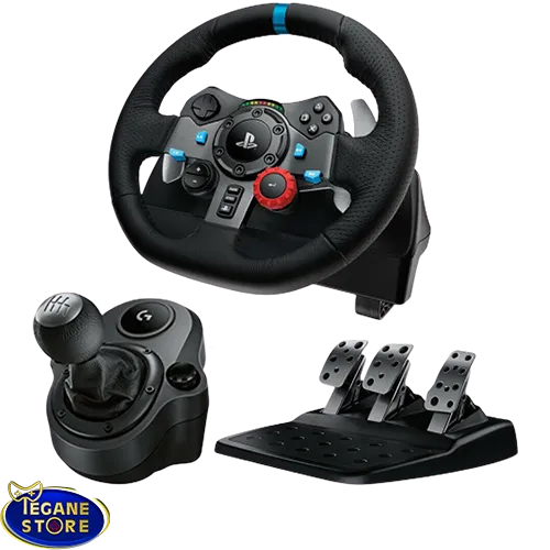 خرید فرمان بازی لاجیتک G29 به همراه شیفتر دنده دستی | سازگار با PS5، PS4 و PC