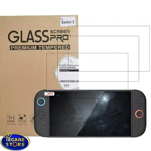 خرید محافظ صفحه شیشه‌ای Nintendo Switch 2 مدل Tempered Glass ضد خش و ضد ضربه