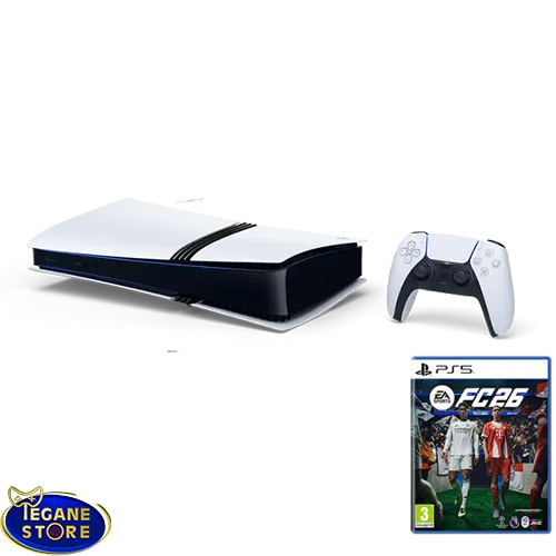 قیمت و خرید باندل کنسول PS5 Pro سفارش اروپا سری CFI-7021 با درایو دیسک و بازی EA Sports FC 26 اورجینال